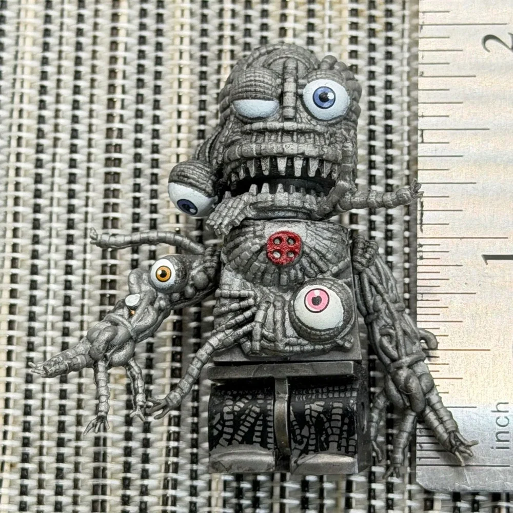 Ennard Minifigure FNAF Sister Location‎ Horror Toy Metallic Silver 1.75in